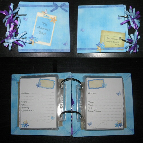 Address Book - blue