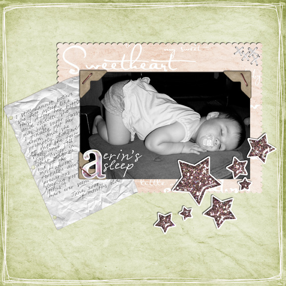 aerin's asleep