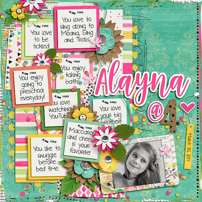 Alayna at 4