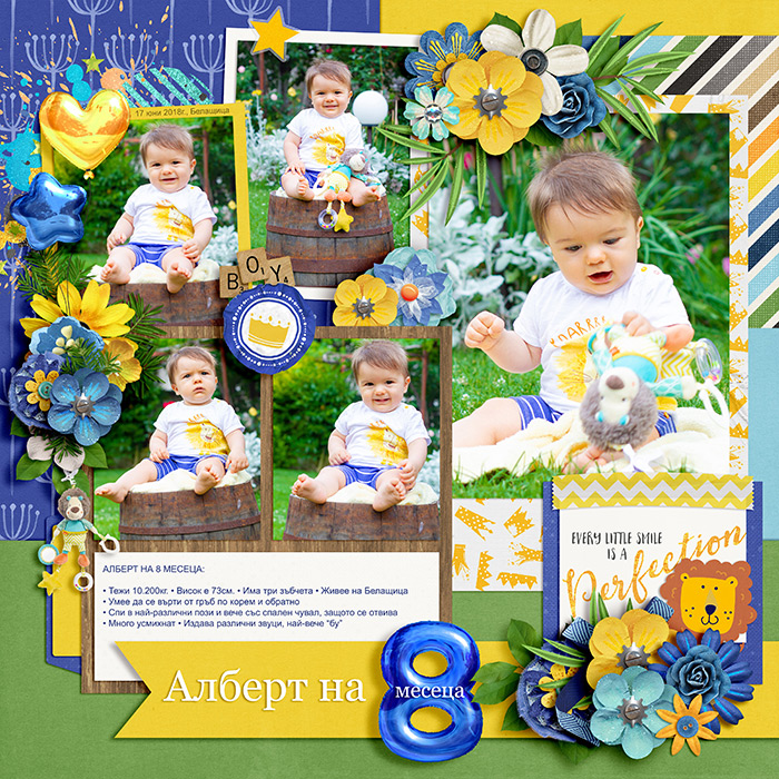 Albert is 8 months - left