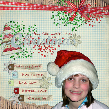 All she wants for Christmas
