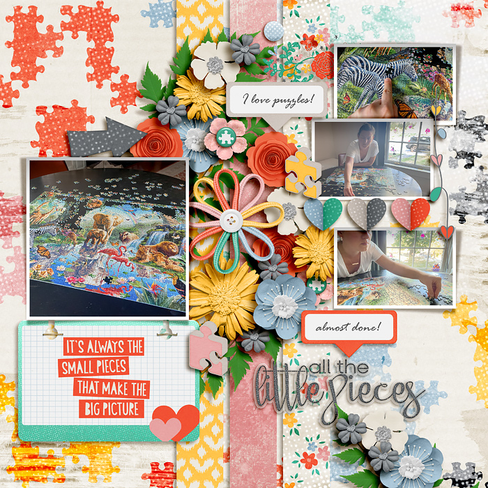 All the little pieces