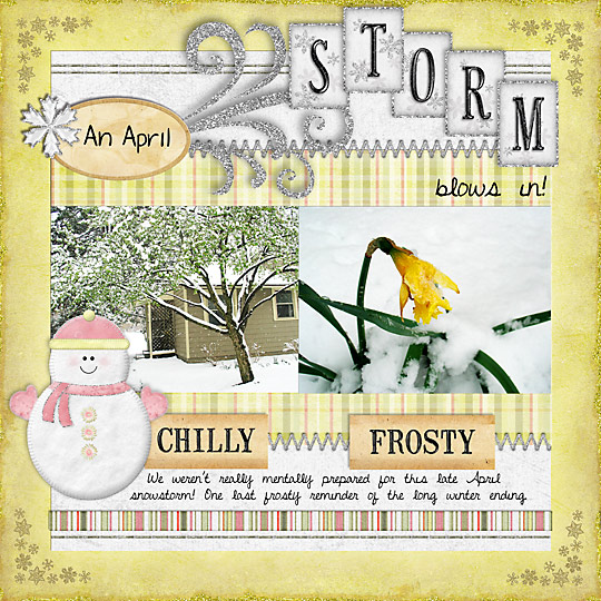An April Storm Blows In!