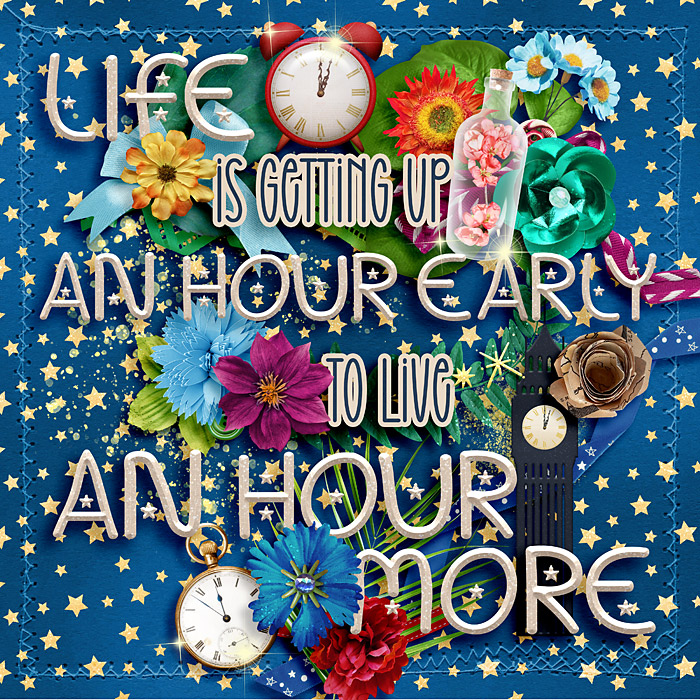 An hour more