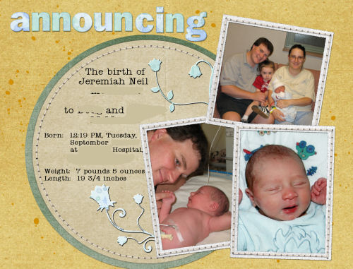 announcement