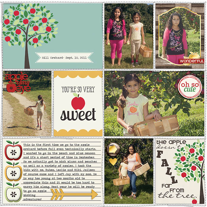 Apple Picking- left