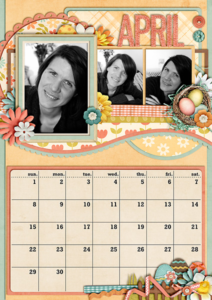 April 2012 Calendar
