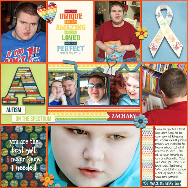 April Bingo Challenge #7: Pocket-style page