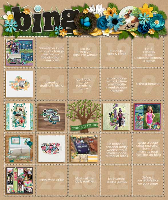 APRIL BINGO