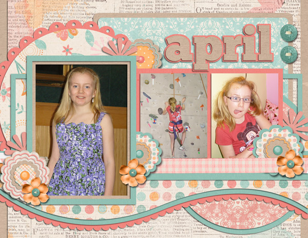 April Calendar Top