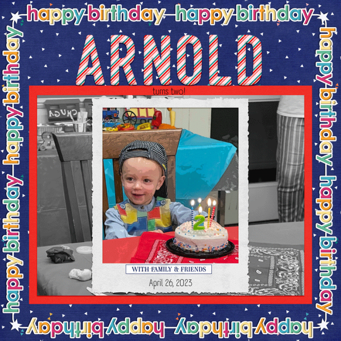 Arnold Turns Two