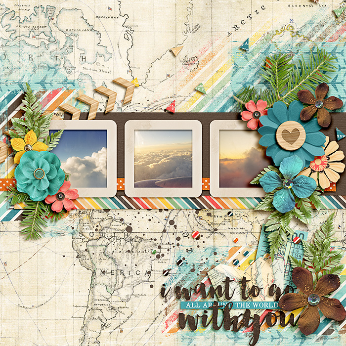 around the world