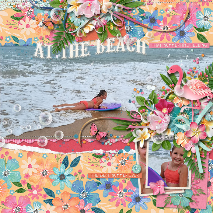 At the beach