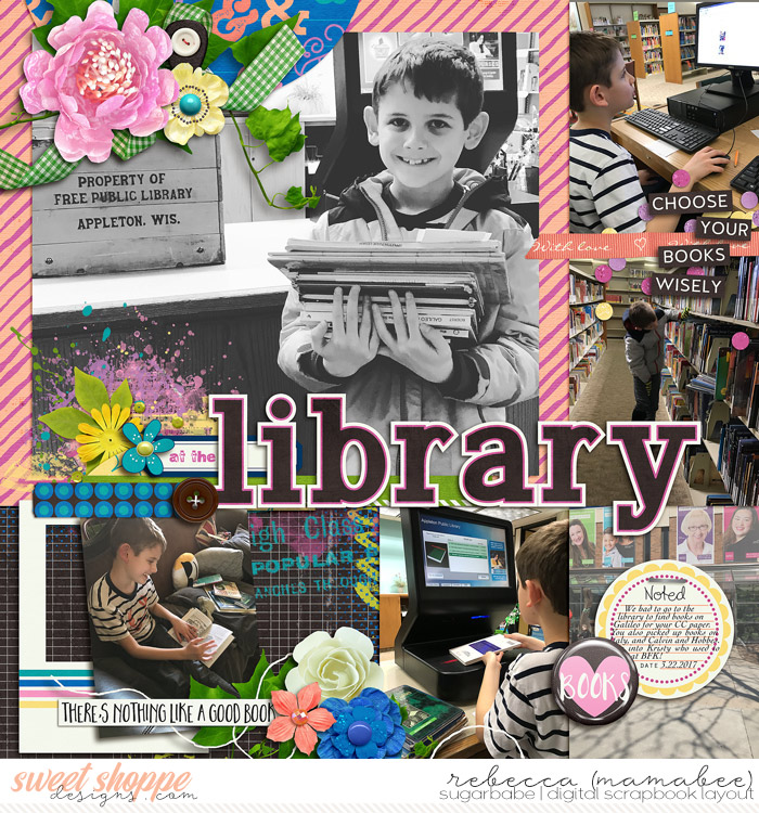 at the Library