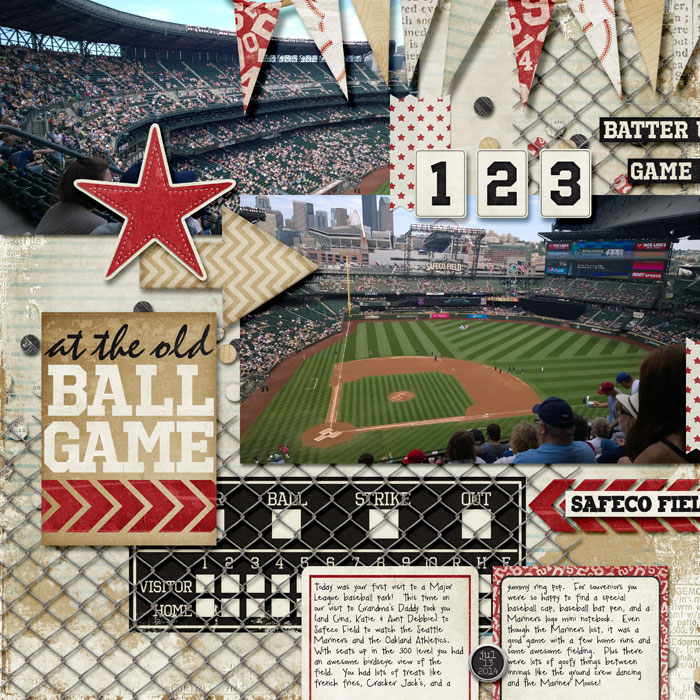 At the Old Ball Game (Left)