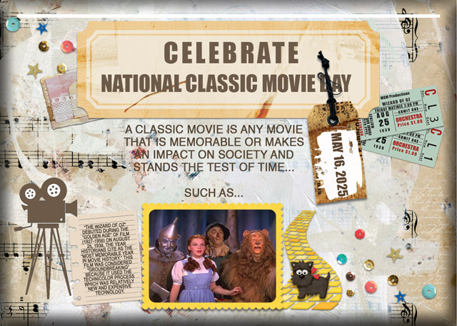 ATC 2025-048 Celebrate National Classic Movie Day
