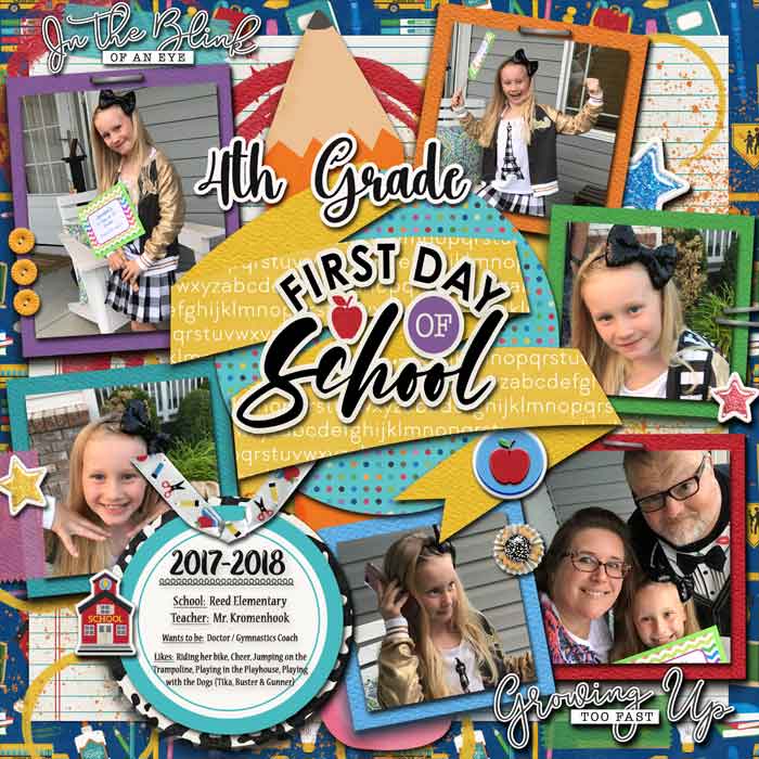 Aug 29 - Scrap w School Supplies