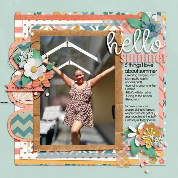 August 2022 - Scrapathon - 9Aug - Hello Summer