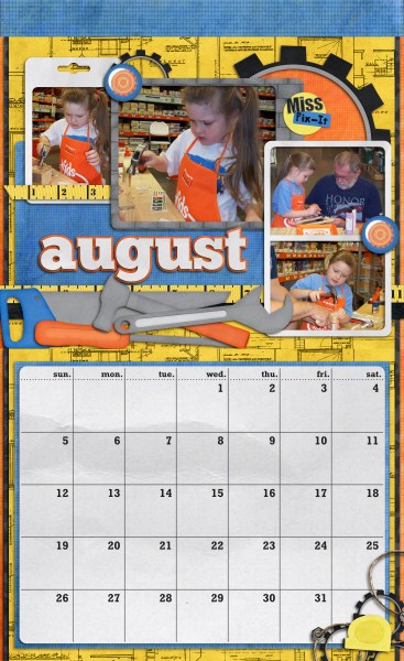 August Calendar