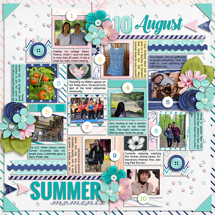 August summer moments