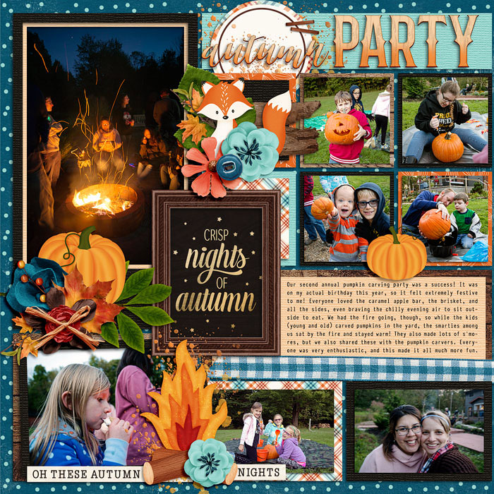Autumn party left
