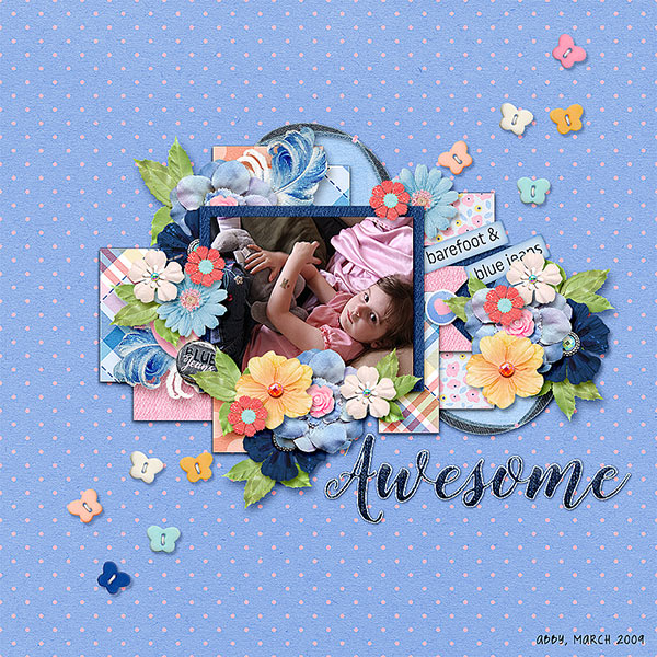 Awesome Blue Jeans Abby