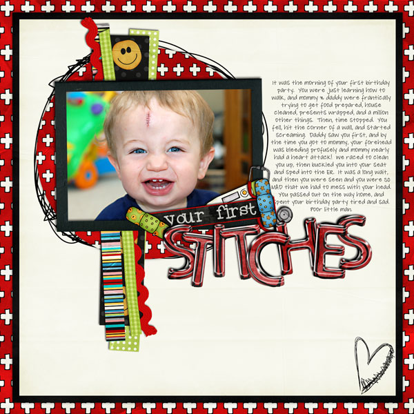 baby's first stitches