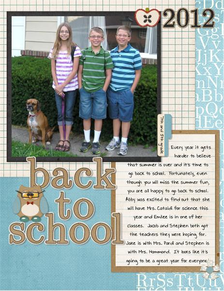 Back to School 2012