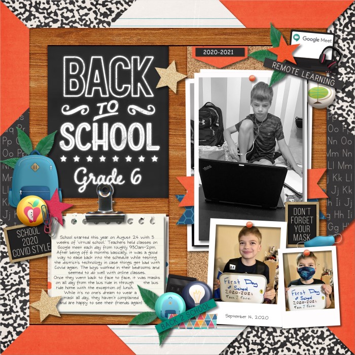 Back to school - Photography challenge