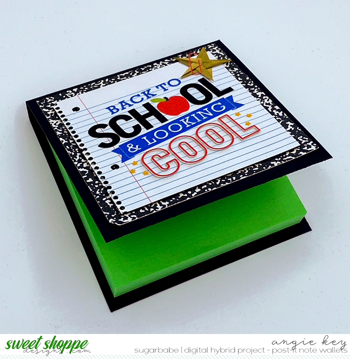 Back to School Post-It Wallet