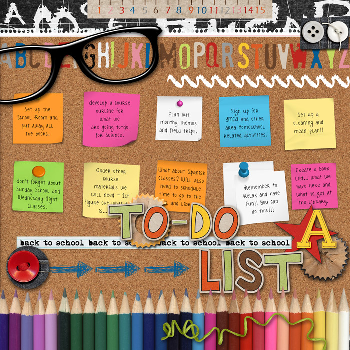 back to school to do list