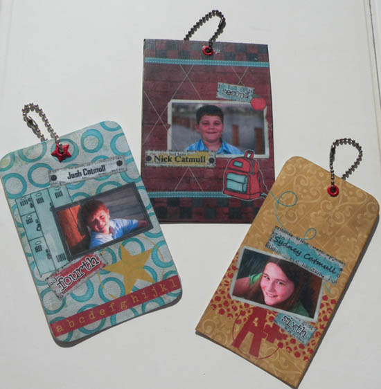 Backpack name tags