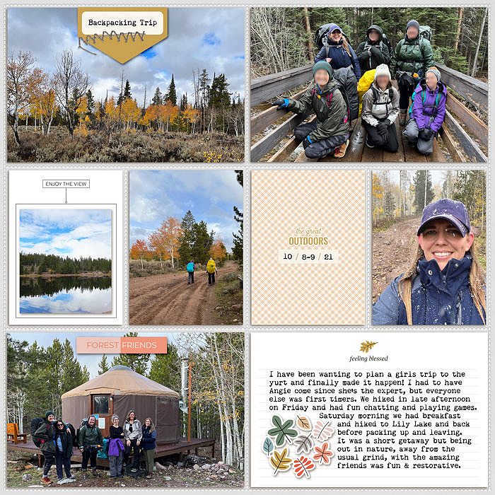 backpacking trip - left side
