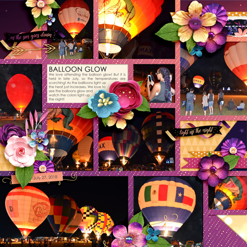 Balloon Glow 2018 July 2018 Bingo #21