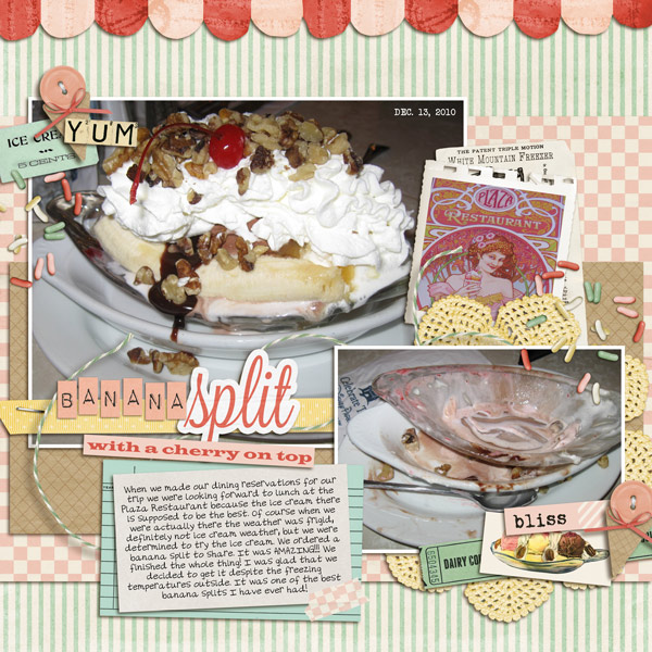 Banana Split with a cherry on top!