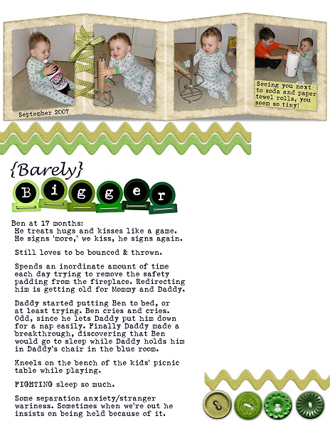 {Barely} Bigger