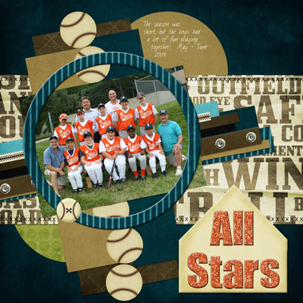 Baseball:  All Stars team