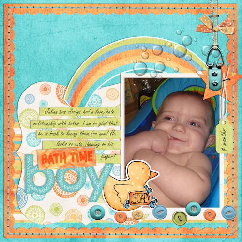 bath time boy