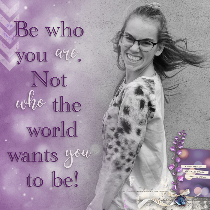 Be Who You Are