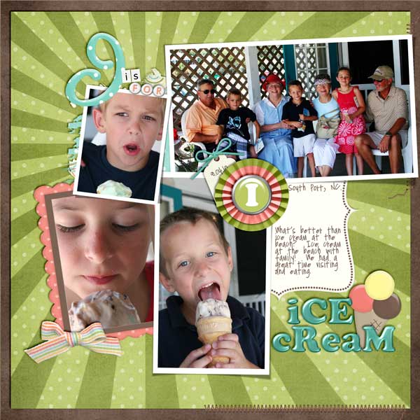 Beach ice cream