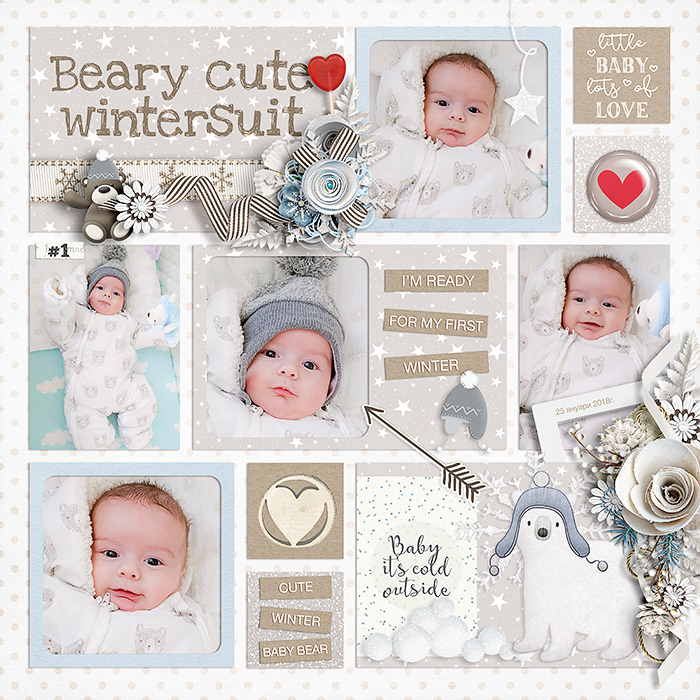 Beary wintersuit