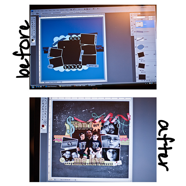 Before and after (photo challenge 3.27.09)