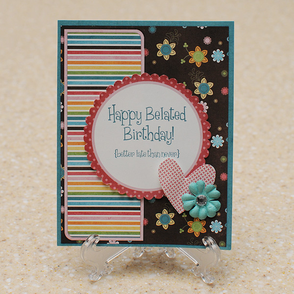 Belated Birthday card