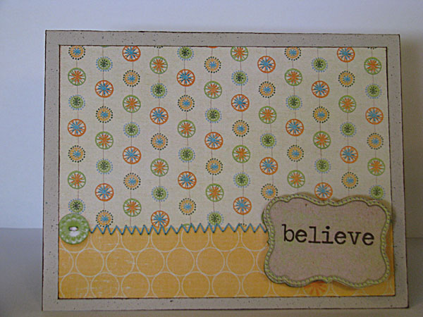 Believe Card