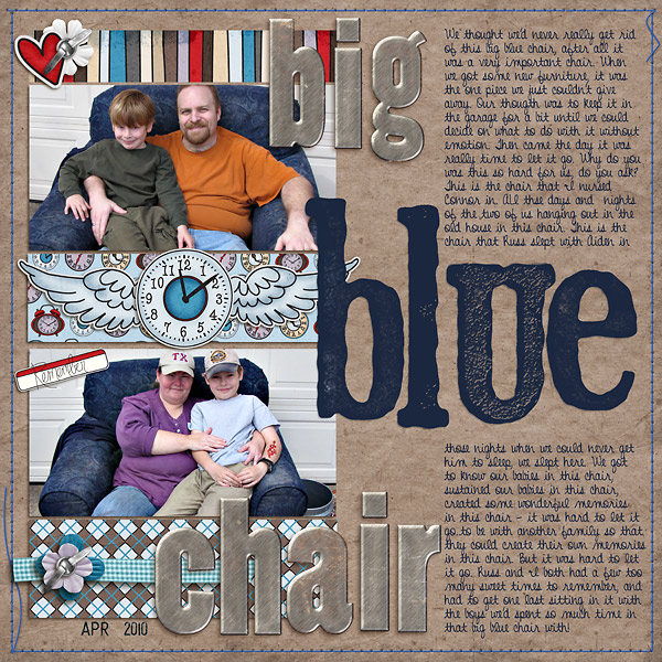 Big Blue Chair