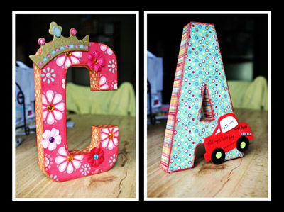 Big Chipboard letters