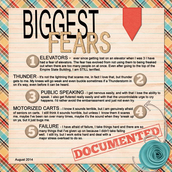 biggest fears