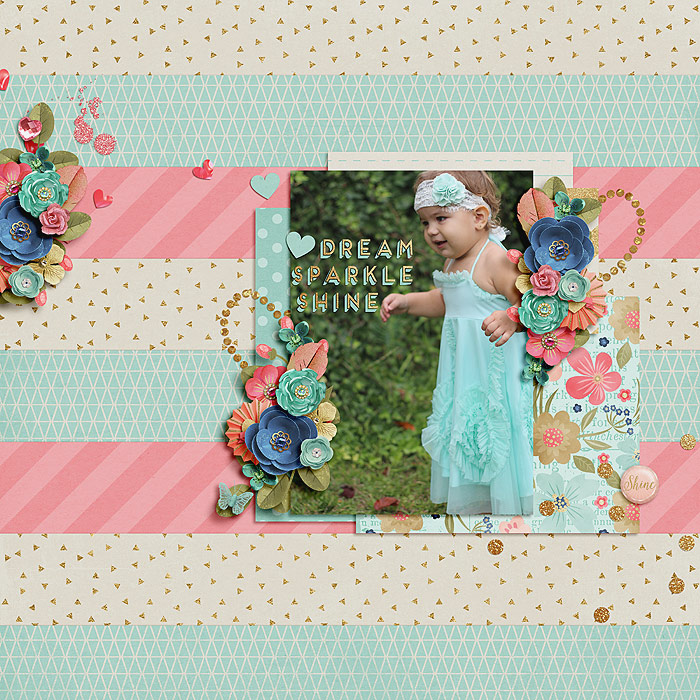 bingo - florals and stripes
