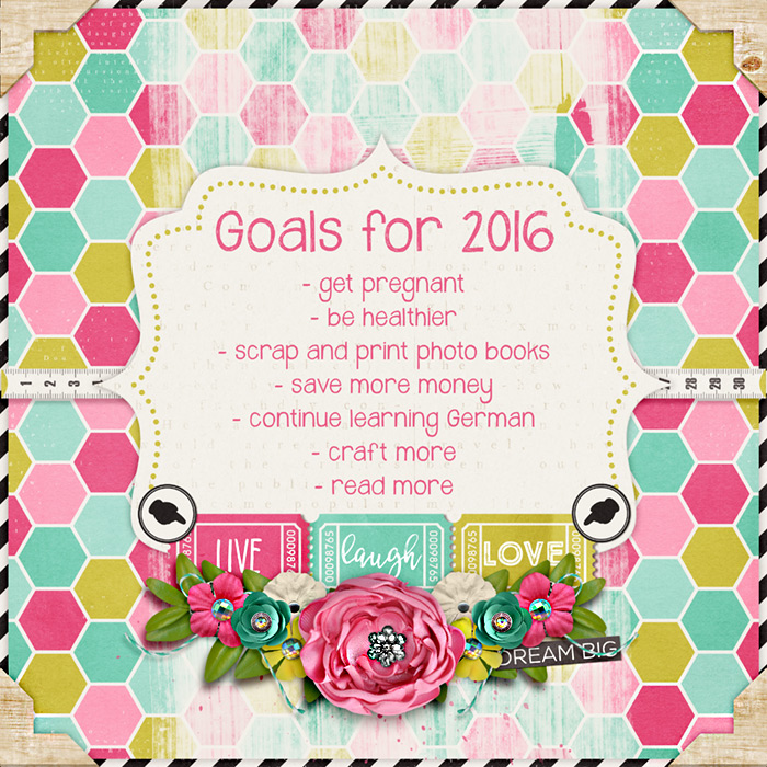 Bingo Jan 2016 - Goals