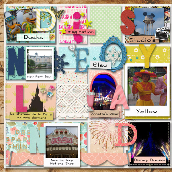 Bingo March Nr8: 'Acrostic: Disneyland'